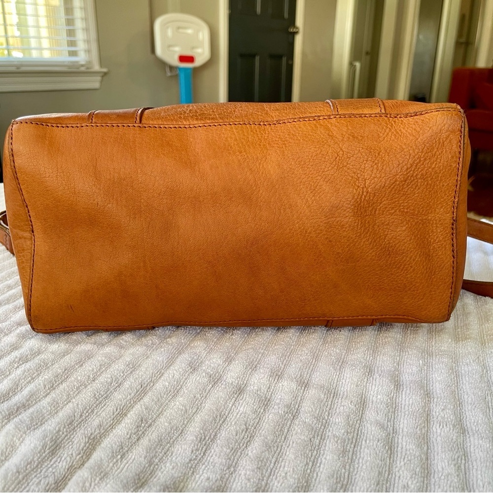 Madewell Tan Leather Satchel Bag - Picture 6 of 10
